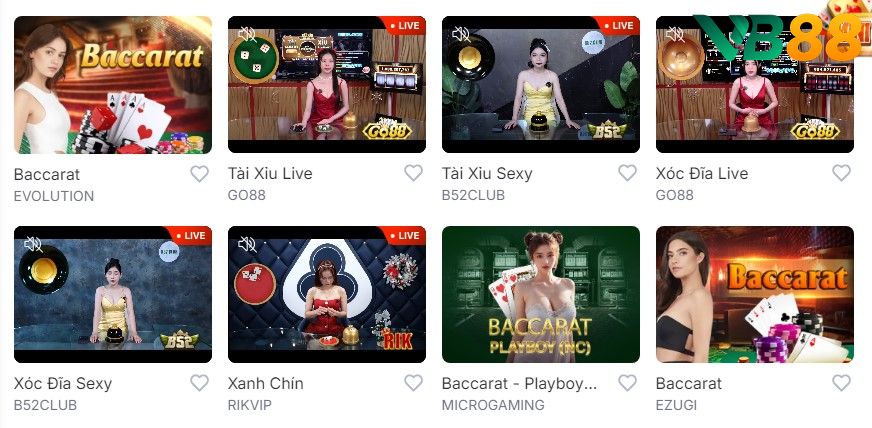 Trải nghiệm chân thực với casino live